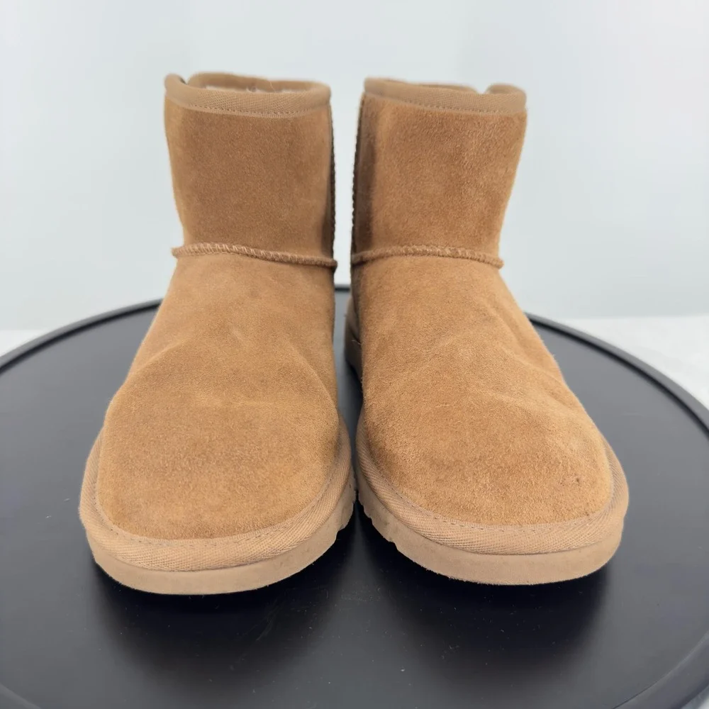 UGG Kids Classic Mini II Chestnut Suede Ankle Boots 1118890K Size 4Y Women 6